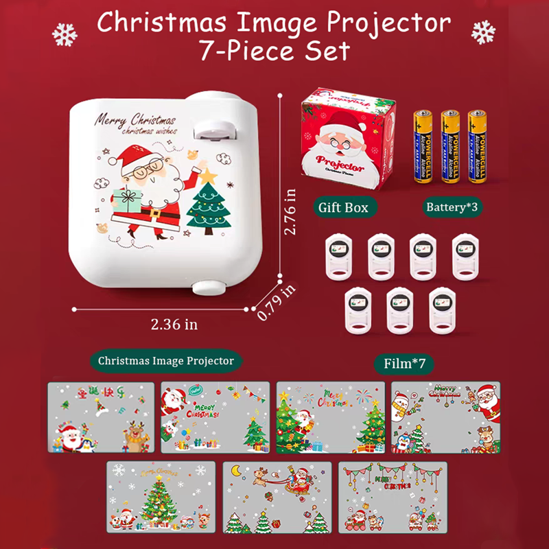 Christmas Projector Lights Outdoor/Indoor Led Lights Projector for Christmas Decorations Holiday Projector for Xmas