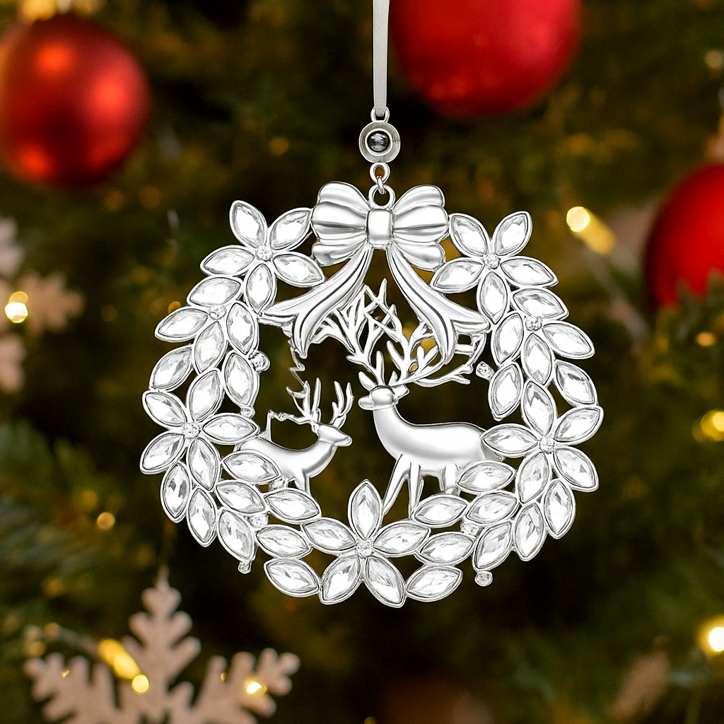 Personalised Picture Projection Ornaments with Photo Inside Christmas Tree Hanging Ornaments Christmas Decoration Gifts