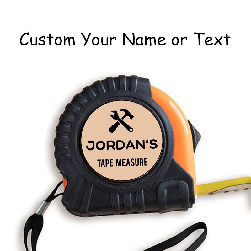Personalised Tape Measure Gift for Dad Custom Kids Name Tape Measure Birthday Gift for Dad