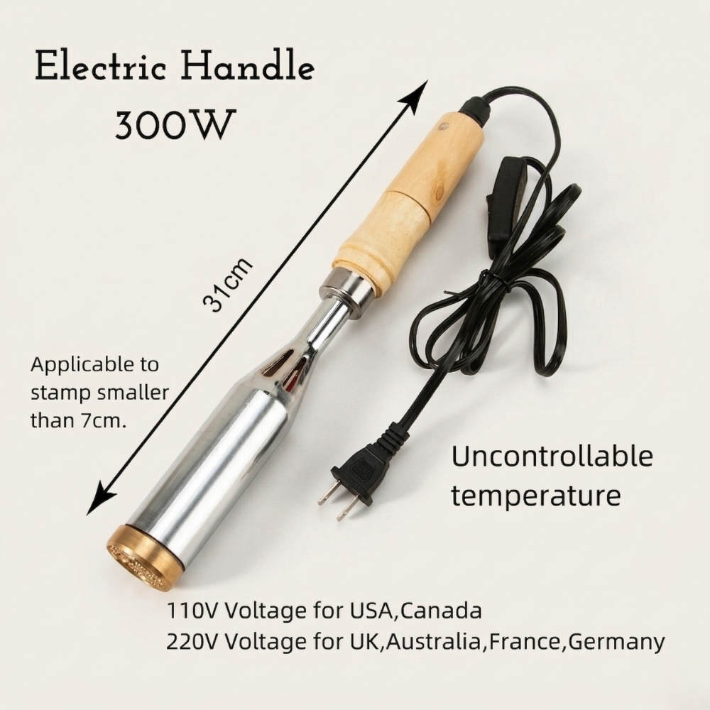 Custom Branding Iron Stamp with Your Logo Custom Metal Branding Iron Electric or Flame Heated Wood Burning Stamp