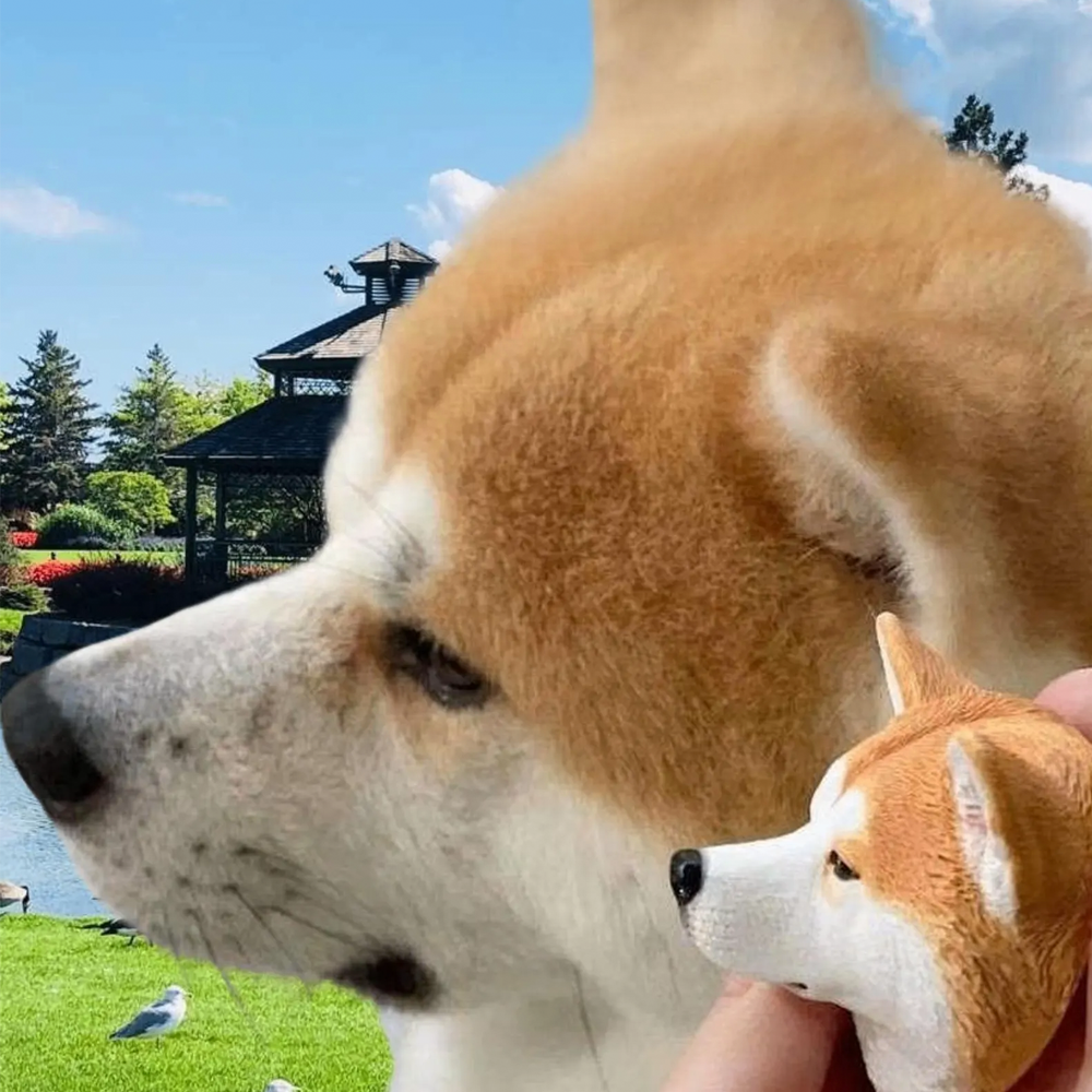 Handcraft Custom Realistic Pet Portrait Fridge Magnet Personalised 3D Cat or Dog Head Sculpture Clay Magnet Memorial Pet Gifts