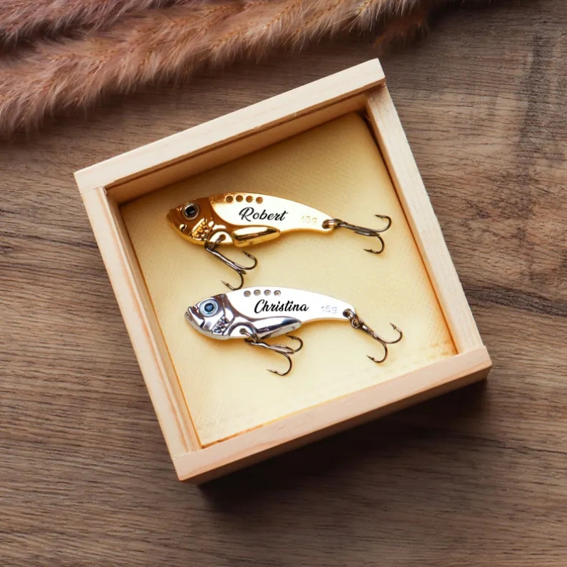 Personalised Engraved Fishing Lure Custom Lure fisherman Gift for Dad Uncle husband Father's Day Gift