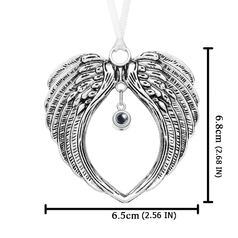 Custom Photo Projection Ornament Christmas Ornament with Picture Inside Xmas Tree Christmas Gifts