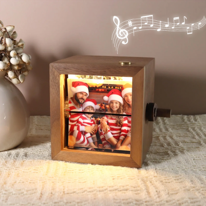 Personalised Whole Song Flipbook Frame Christmas Gifts Animation Machine Hand Motion Photo Cube Album Music Night Light