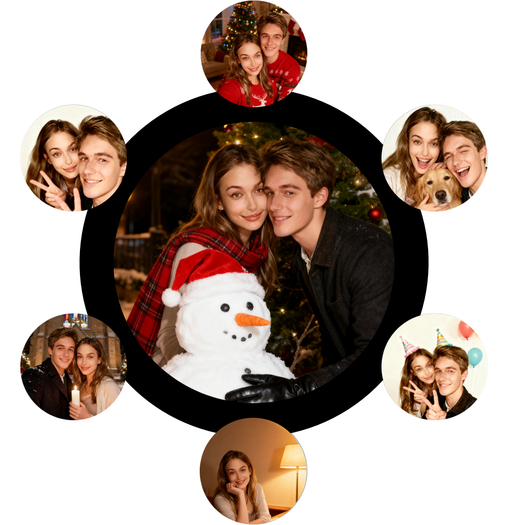 Custom Whole Song Photo Frame with Music Christmas Gifts Personalised