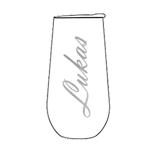 Personalised Name Bridesmaids Champagne Flute Tumbler Bachelorette Sta