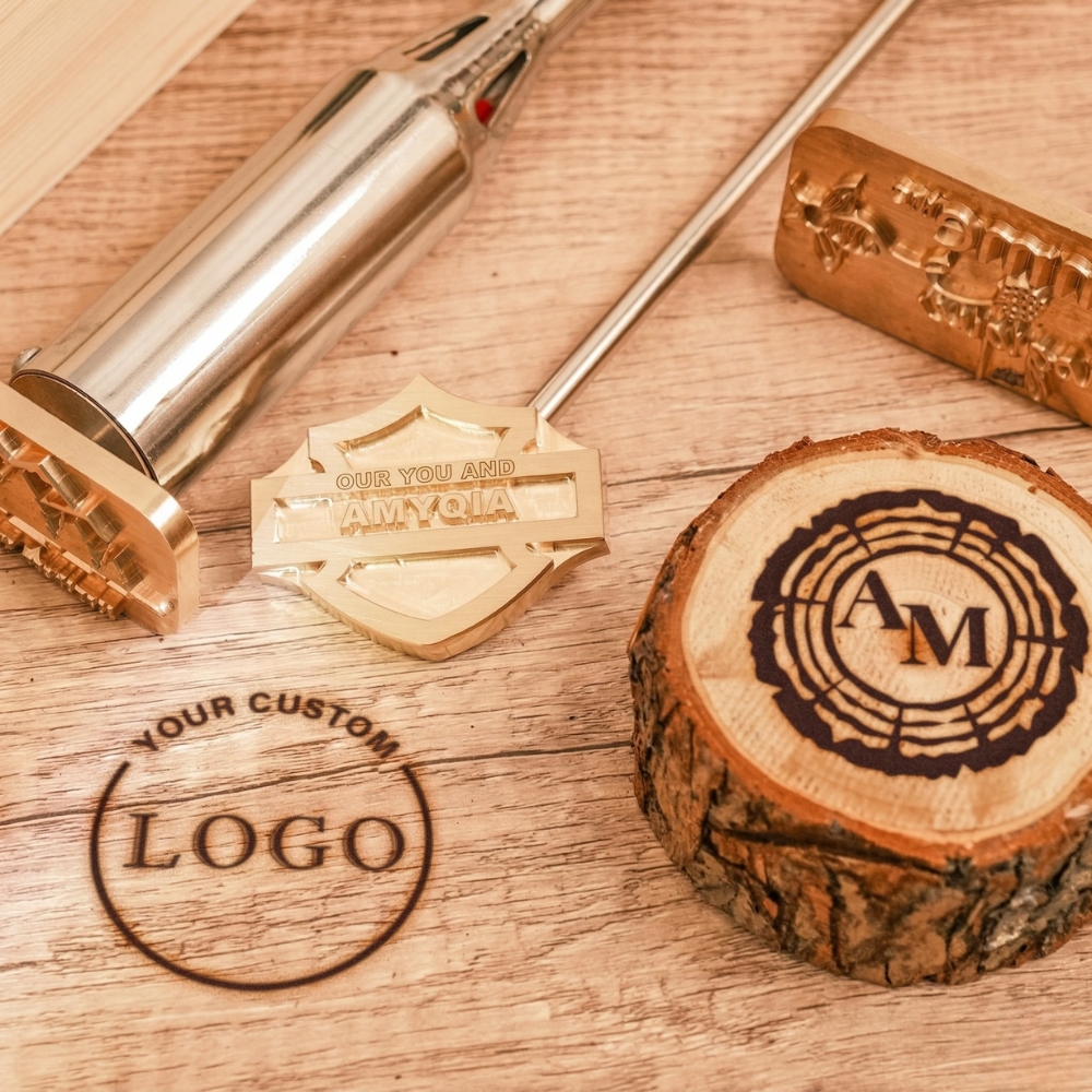 Custom Branding Iron for Woodworking and Leather Signature Wood Burning Stamp