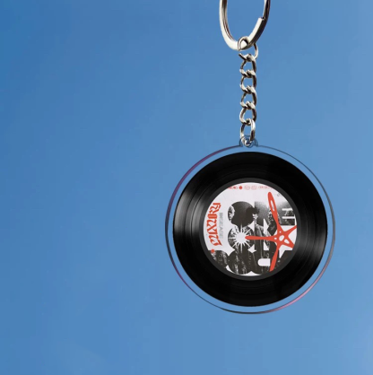 Personalised Photo Album NFC Music Vinyl Record Keychain