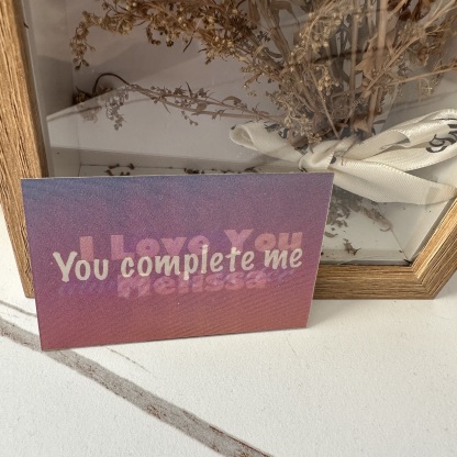 Customizable Photo & Text Changing Rainbow Card Personalised Anniversary Greeting Card