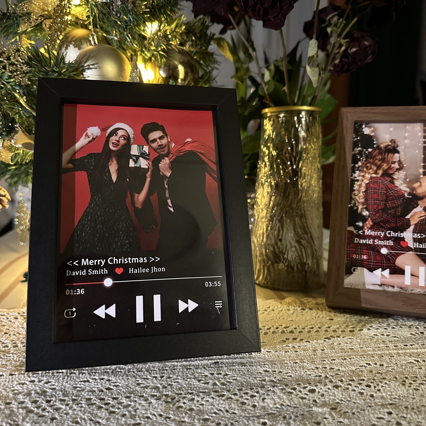 Photo Frame with Music Custom Whole Song Frame Personalised Music Player (can play music)
