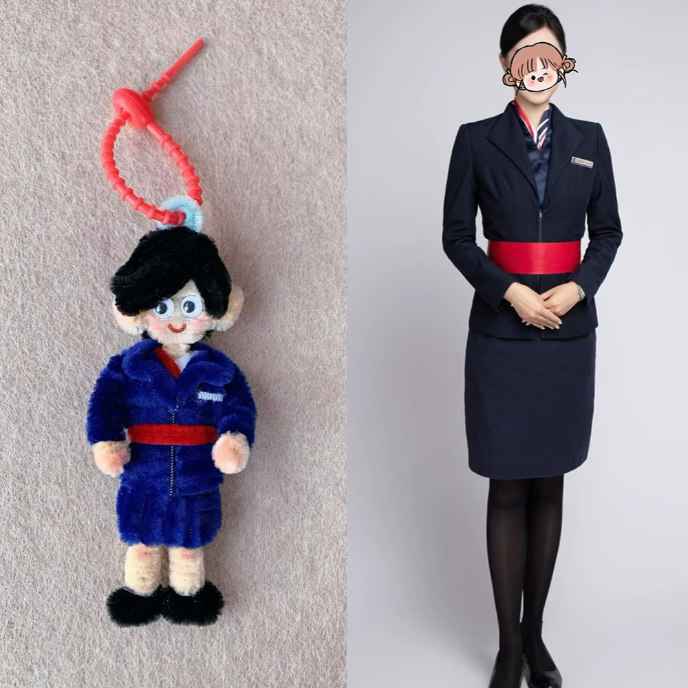 Handcraft Custom Portrait Doll Handmade Pipe Cleaner Doll Chenille Stems Stick Anime DIY Customized Human Figure Anniversary Gifts