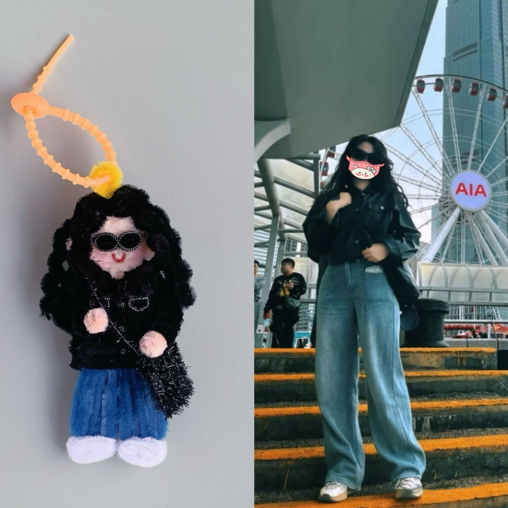 Handcraft Custom Portrait Doll Handmade Pipe Cleaner Doll Chenille Stems Stick Anime DIY Customized Human Figure Anniversary Gifts