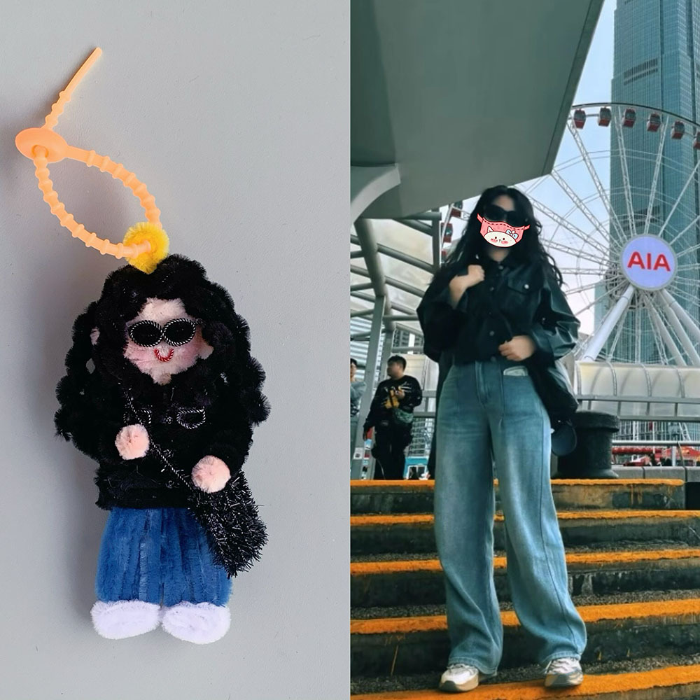 Handcraft Custom Portrait Doll Handmade Pipe Cleaner Doll Chenille Stems Stick Anime DIY Customized Human Figure Anniversary Gifts