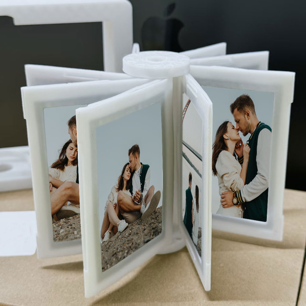 Personalised 24 Photos Flipbook Frame Animation Machine Mechanical Hand Motion Picture Frame Anniversary Gifts
