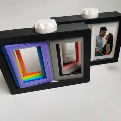 Personalised 24 Photos Flipbook Frame Animation Machine Mechanical Hand Motion Picture Frame Anniversary Gifts