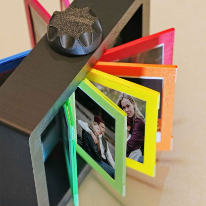 Personalised 24 Photos Flipbook Frame Animation Machine Mechanical Hand Motion Picture Frame Anniversary Gifts