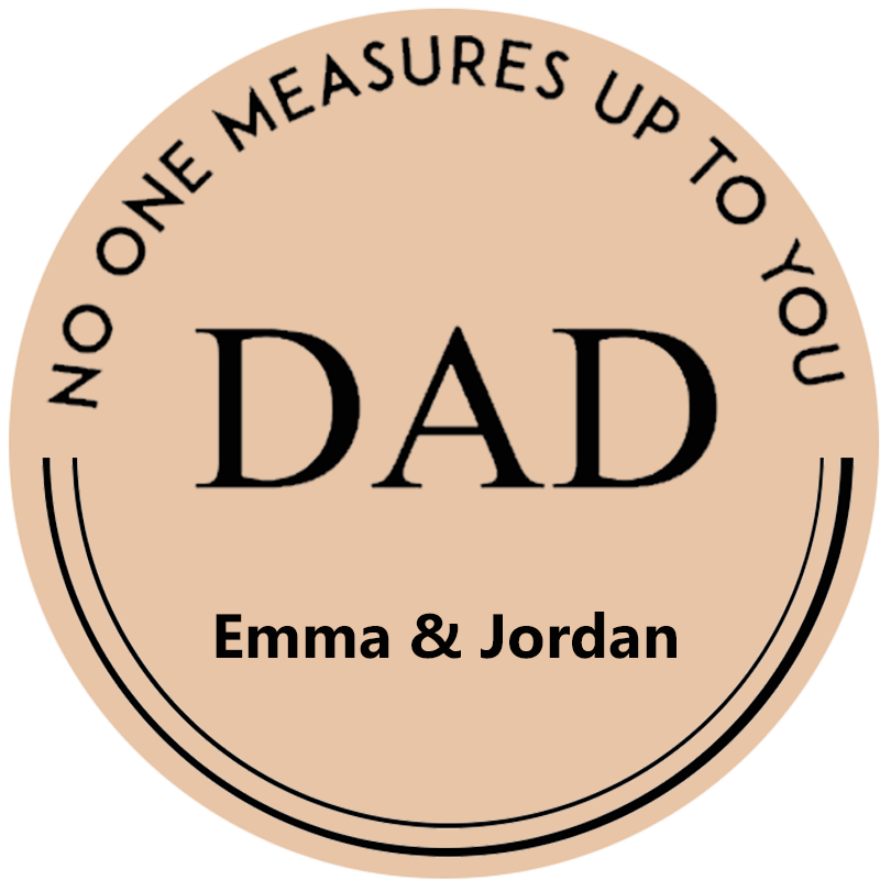 Personalised Tape Measure Gift for Dad Custom Kids Name Tape Measure B