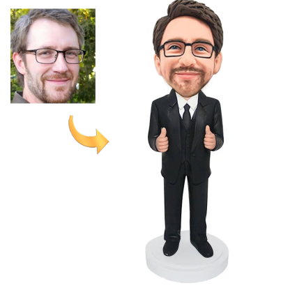 You Are The Best Custom Bobblehead with Personalised Engraving