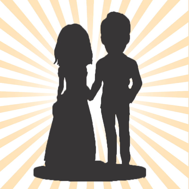 Fully Customizable Wedding Cake Topper Bobbleheads Personalised Bobbleheads Party Topper