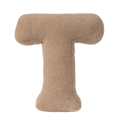 Personalised Alphabet Letter Pillow Embroidered Initial Cushion Nursery Decor Soft Sherpa Dorm Bed Pillow Baby Shower Gift