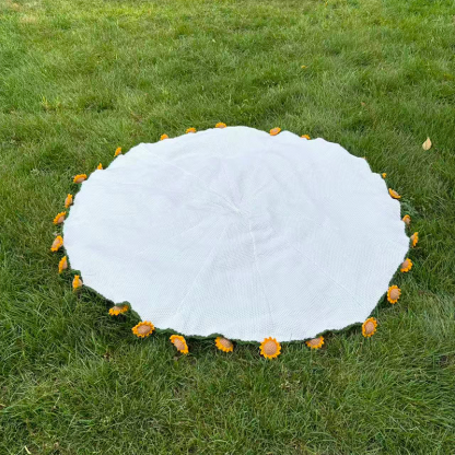 FINISHED Handmade Crochet Flower Throw Blanket Bouquet Rose Bouquet Knitted Bouquet Ready-Made Blanket Mothers Day Gifts