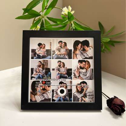 Personalised Photo Frame with Custom Whole Song Picture Frame Music Player Valentine's Day Gifts (Can Play Music)