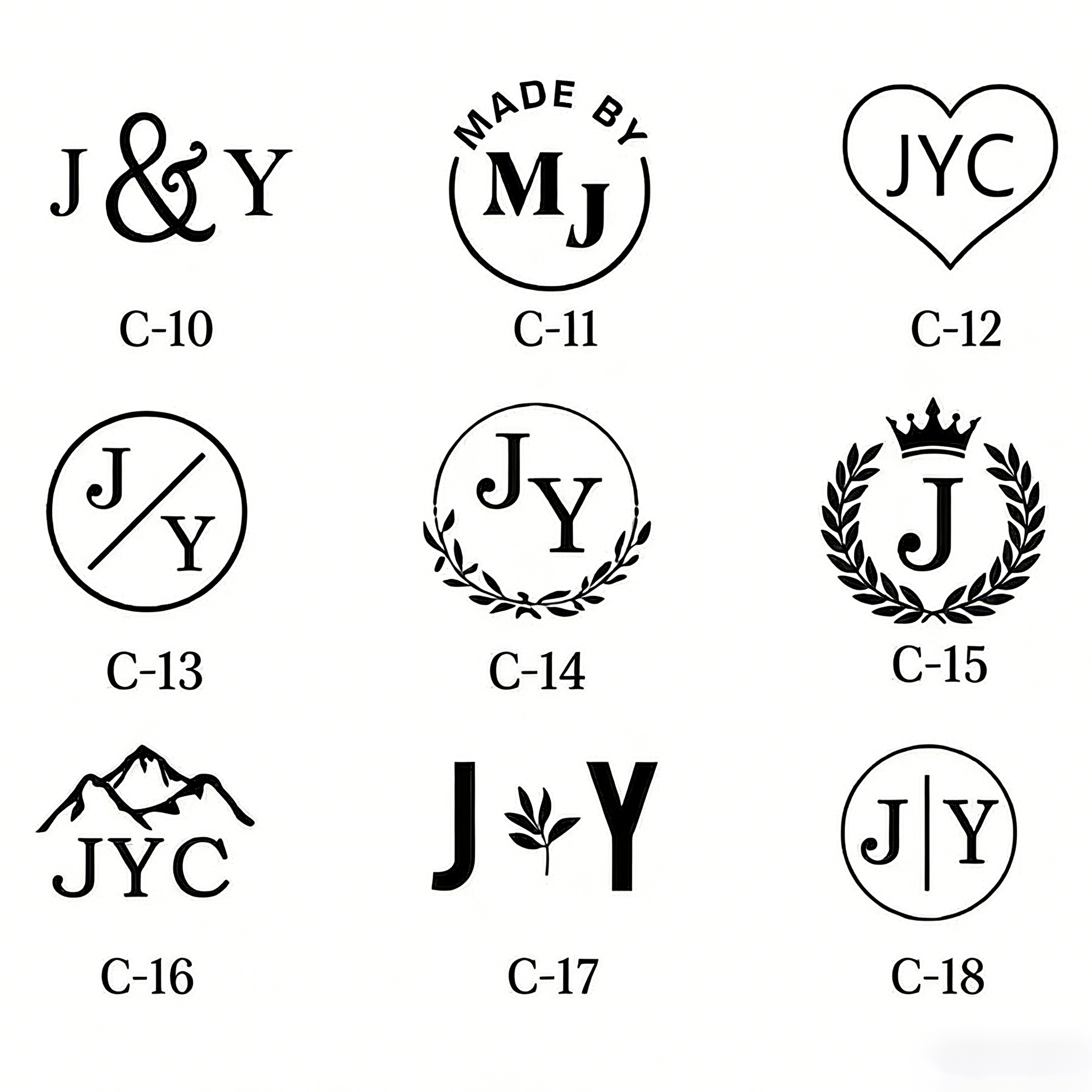 Custom Leather Branding Iron Personalised Logo Branding Stamp for Leather Custom Maker's Mark Gift for Crafter