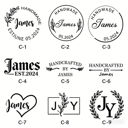 Custom Leather Branding Iron Personalised Logo Branding Stamp Gift for Crafter