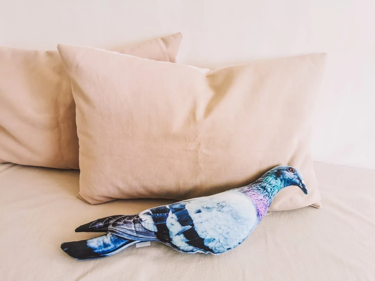 Custom Bird Shaped Pillow 3D Velvet Plushie for Home Decor