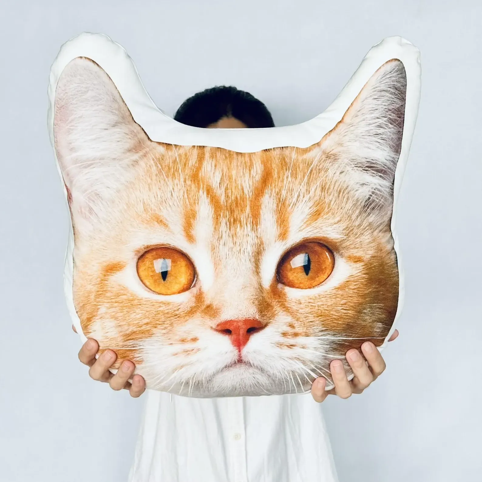 Custom Pet 3D Pillow Personalised Pet Head Face Plush Pillow Funny Home Decor