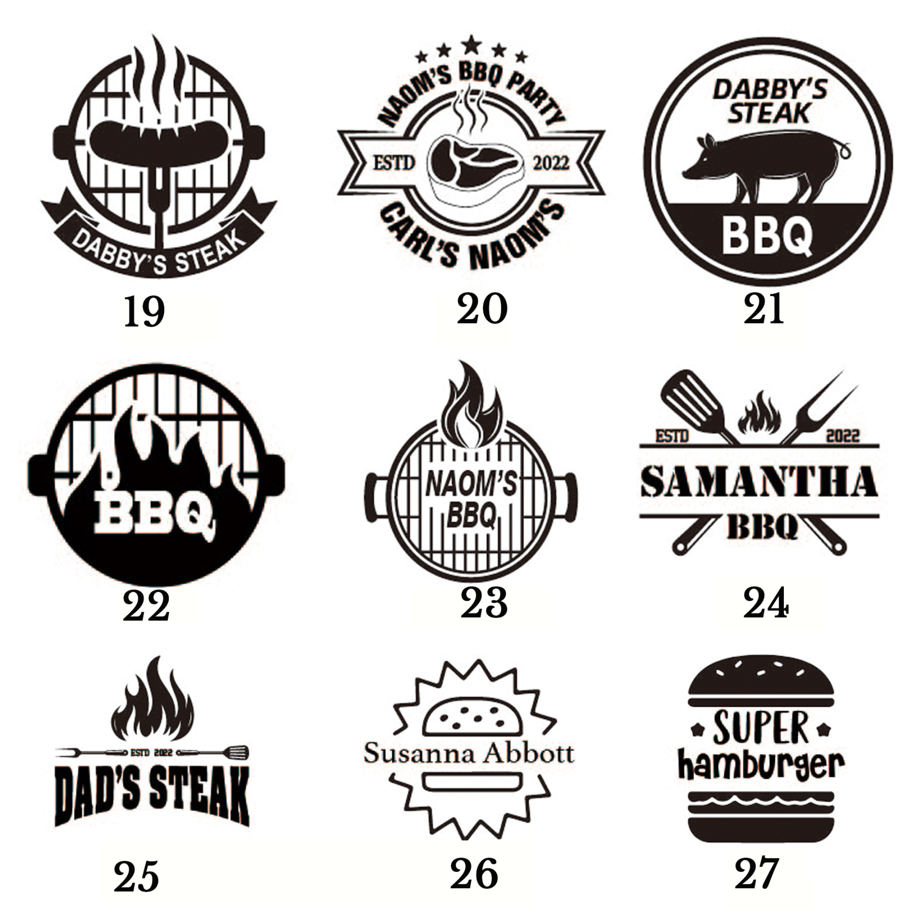 Custom Steak Branding Iron Personalised Branding Iron for Grilling Electric Branding Stamp for Food, BBQ