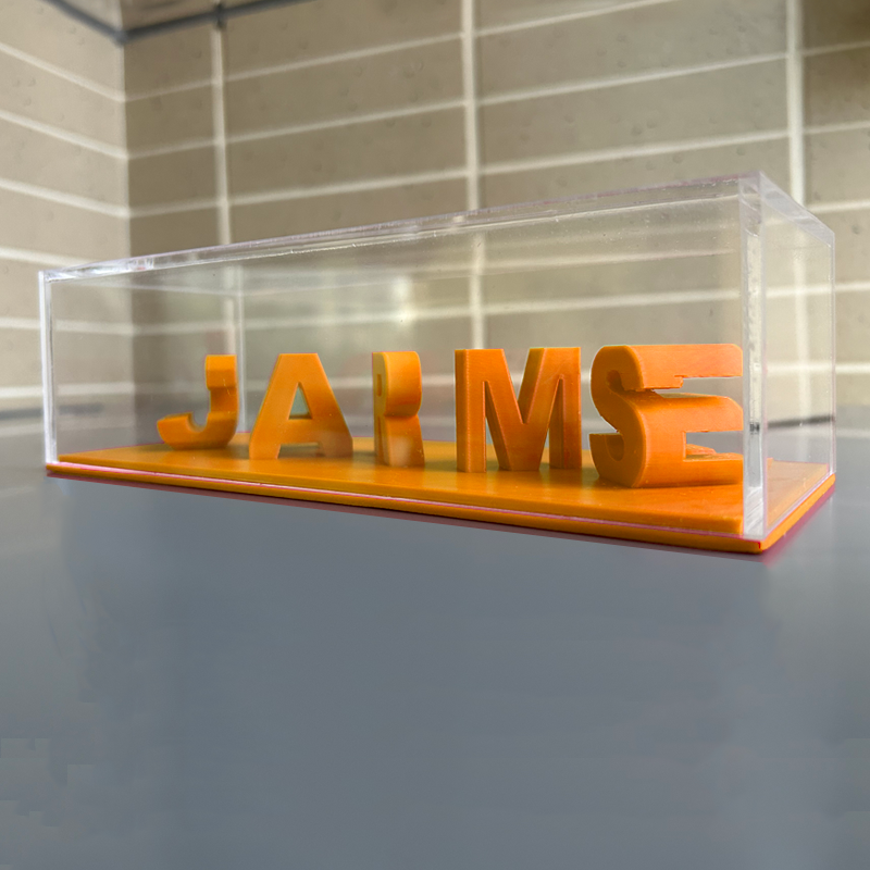 Dual Name Illusion Love 3D Printed Custom Name Plate Mother's Days Gifts Customized Double Sided Love Mum Plate