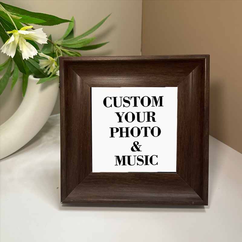 Personalised Photo Frame with Custom Whole Song Picture Frame Music Pl