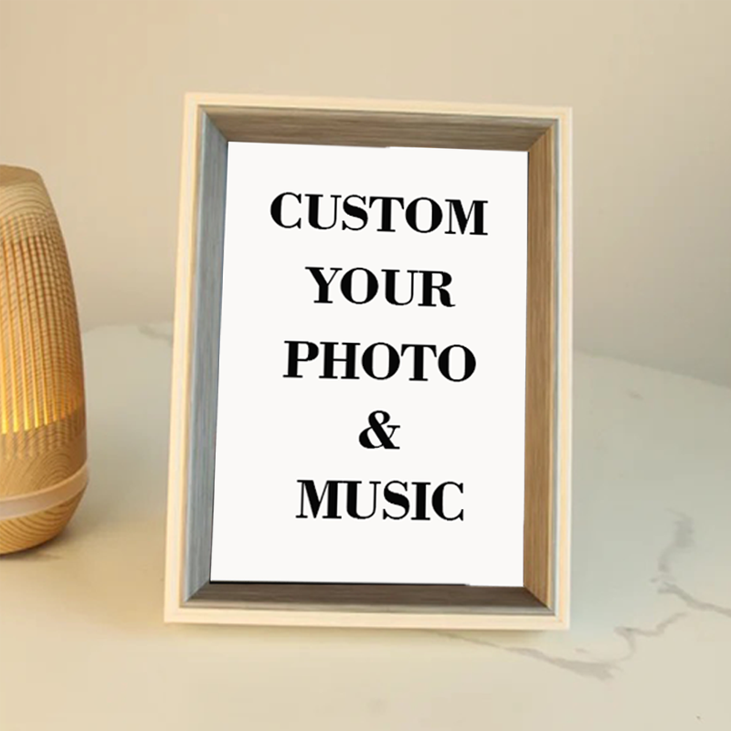 Personalised Collage Photo Frame with Music Custom Whole Song Frame