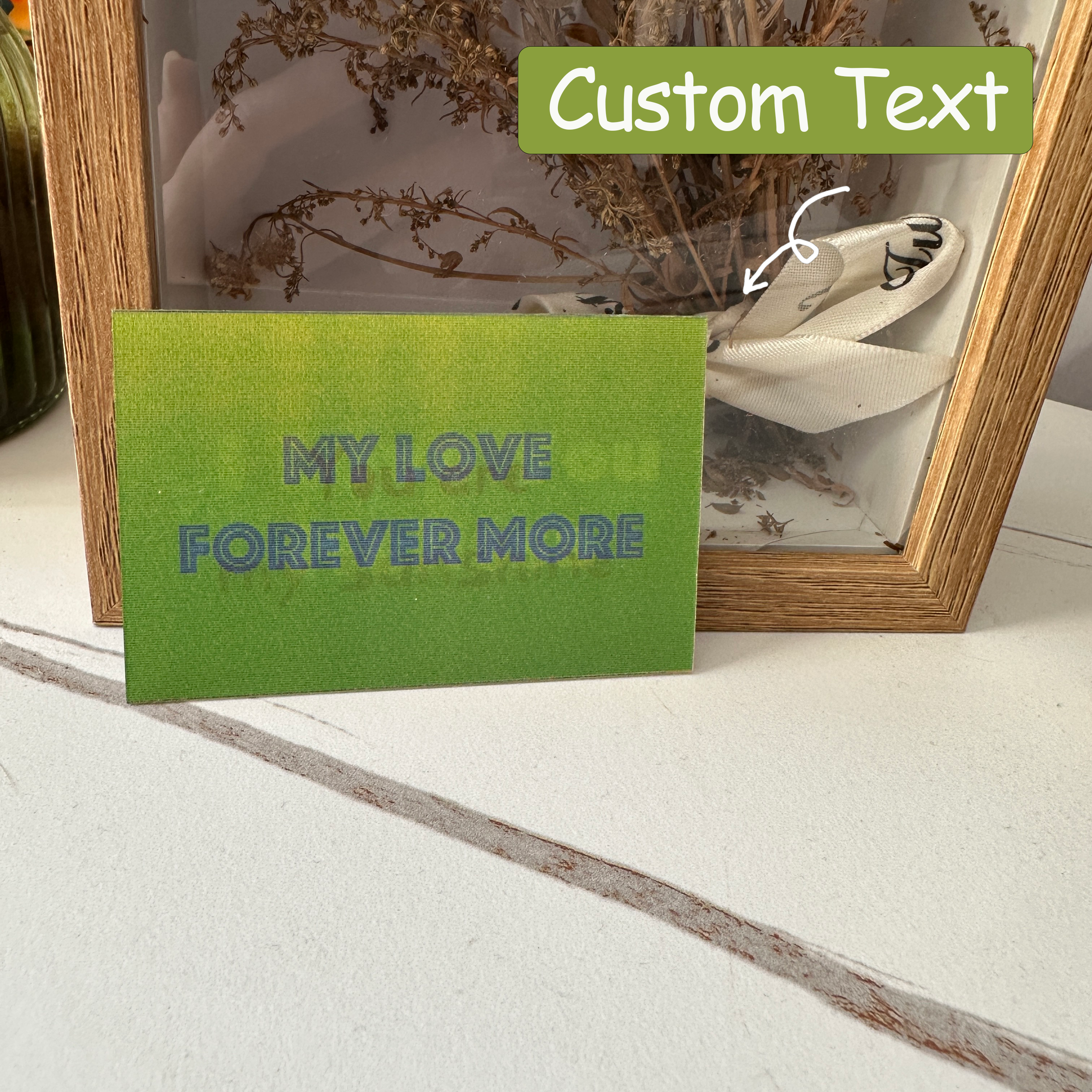 Customizable Photo & Text Changing Rainbow Card Personalised Anniversary Greeting Card