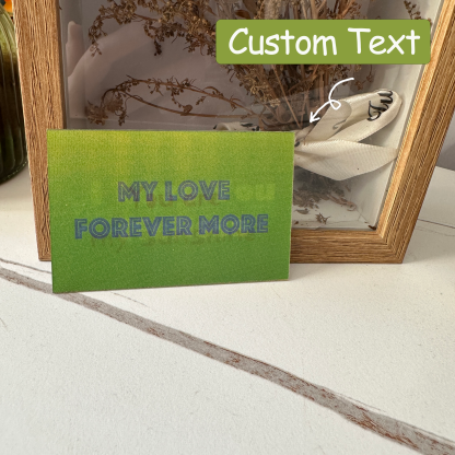 Customizable Photo & Text Changing Rainbow Card Personalised Anniversary Greeting Card