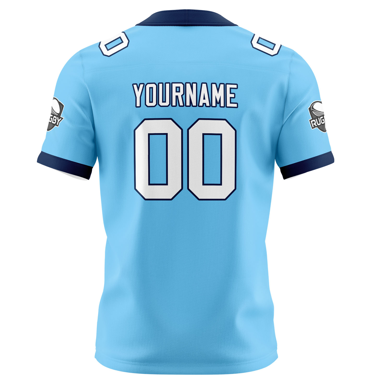 Custom Blue Navy Football Jersey Personalized Football Shirts for Men Printed Team Name Number Logo