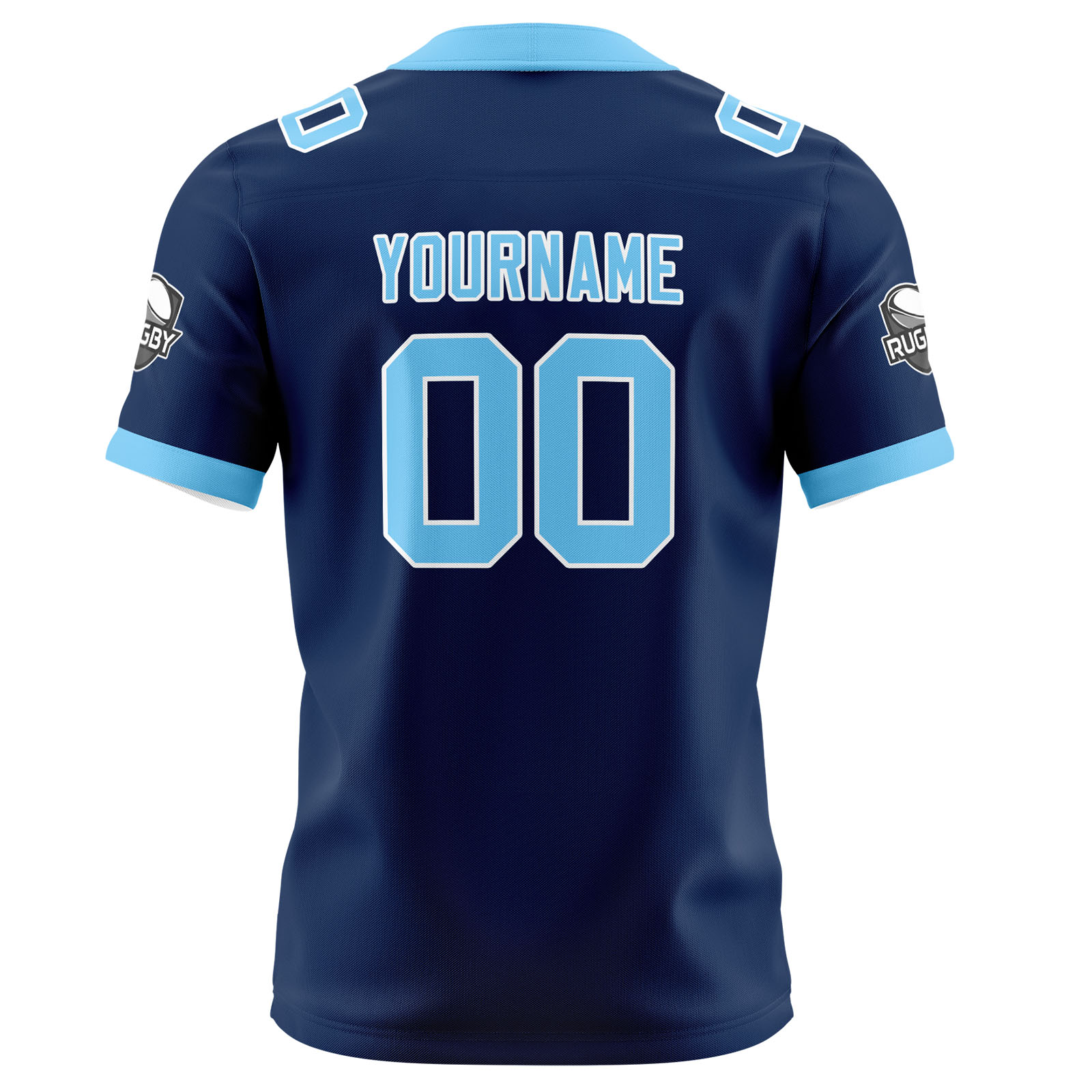 Custom Navy Blue Football Jersey Personalized Football Shirts for Men Printed Team Name Number Logo