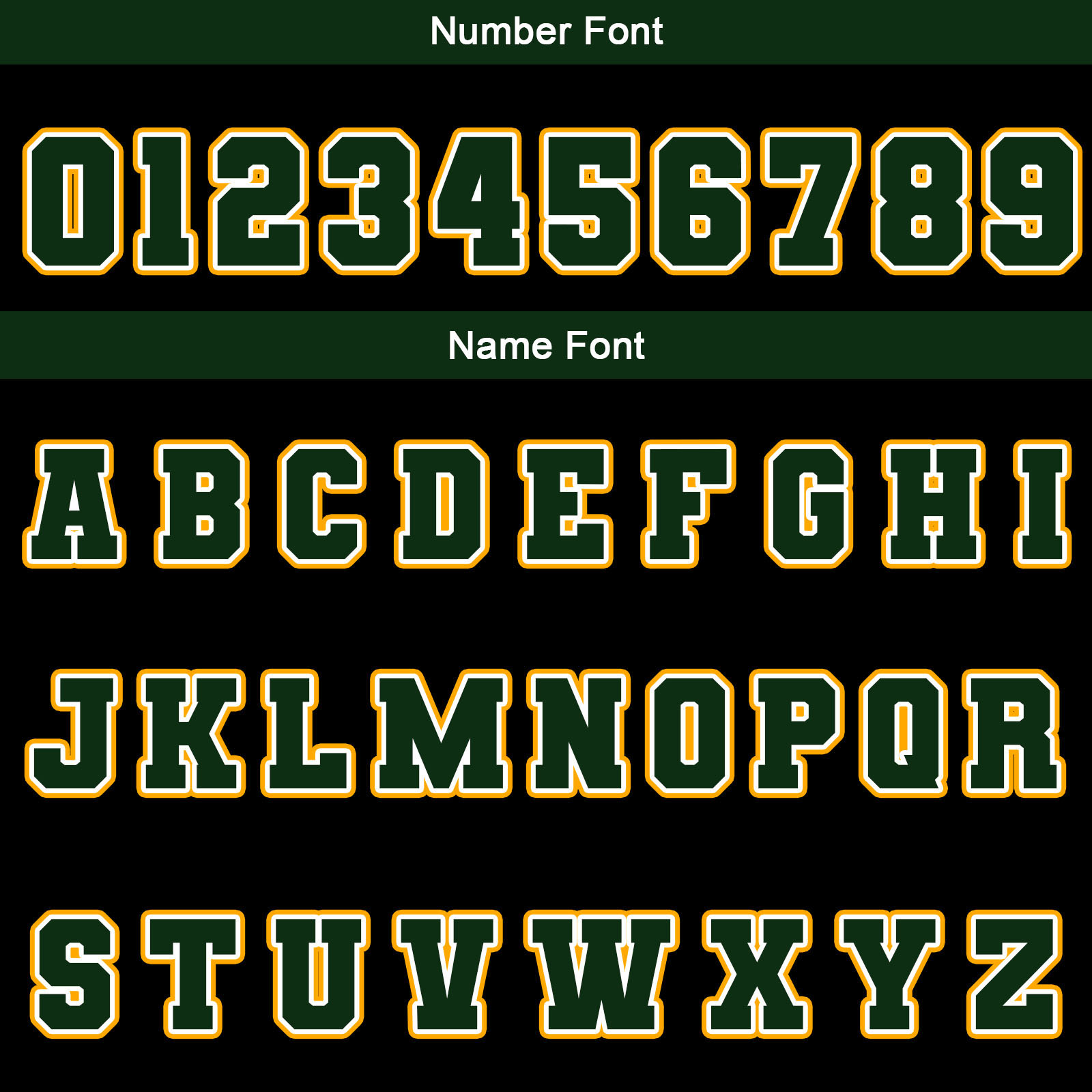 Custom Black Dark Green Yellow Waterproof Varsity Jackets Personalized Stitched Name Number Logo to Letterman Jackets