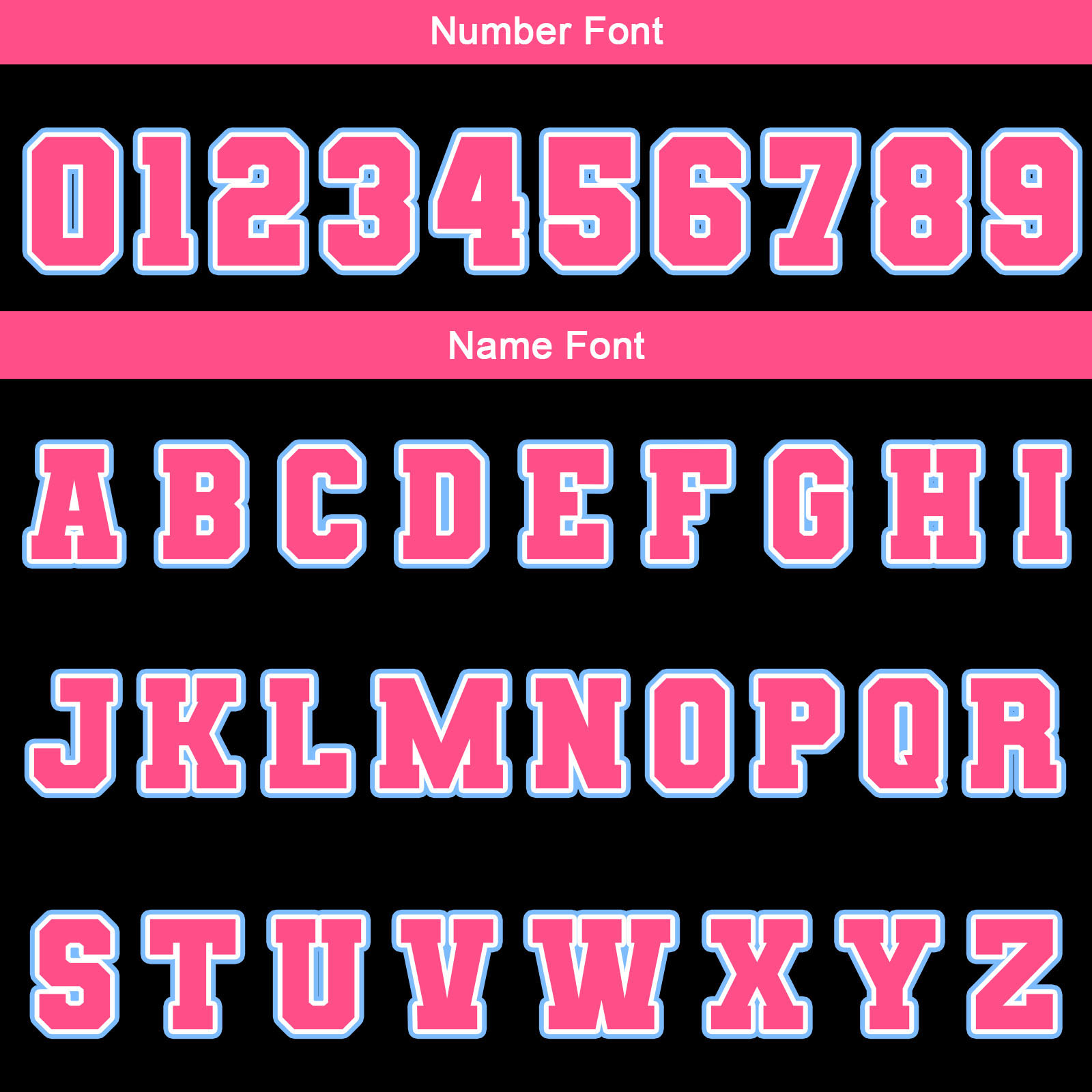 Custom Black Pink Light Blue Waterproof Varsity Jackets Personalized Stitched Name Number Logo to Letterman Jackets