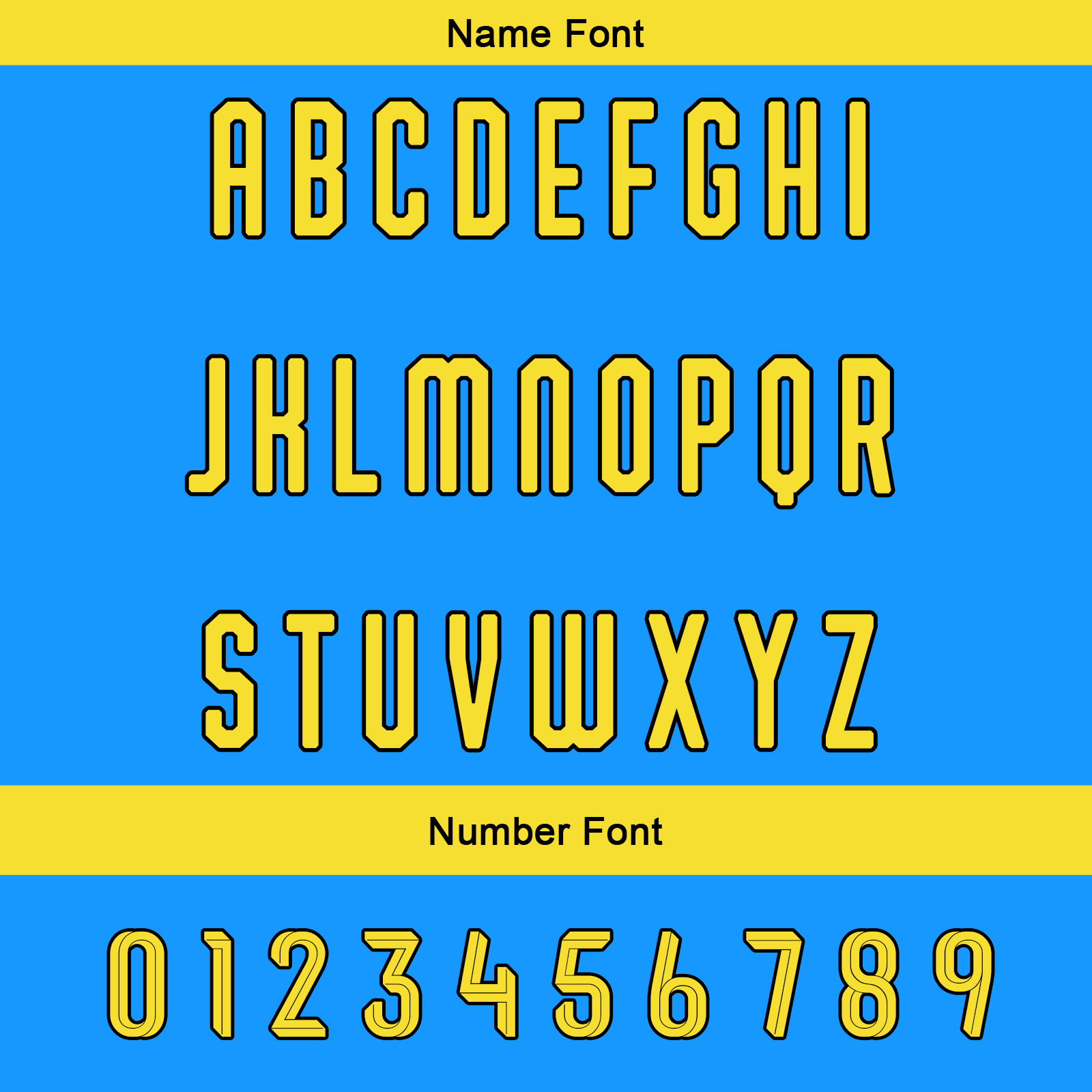 Custom Blue Yellow Reversible Football Jersey Personalized Gradient Football Shirts for Men Printed Team Name Number Logo