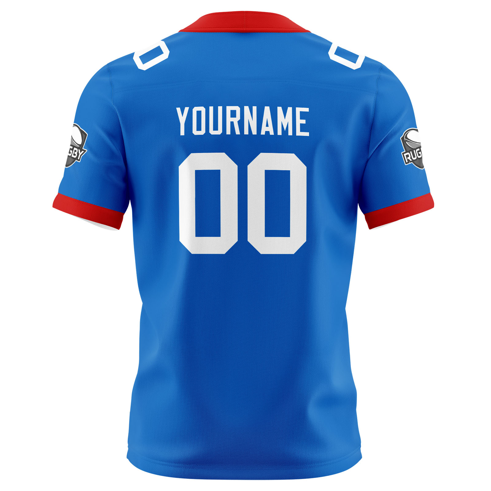 Custom Blue White Football Jersey Personalized Football Shirts for Men Printed Team Name Number Logo