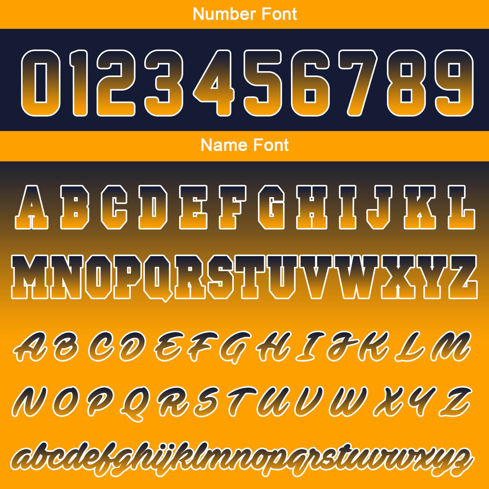 Custom Navy Orange Gradient Varsity Jacket for Men Women and Youth with Personalized Letterman Jacket 