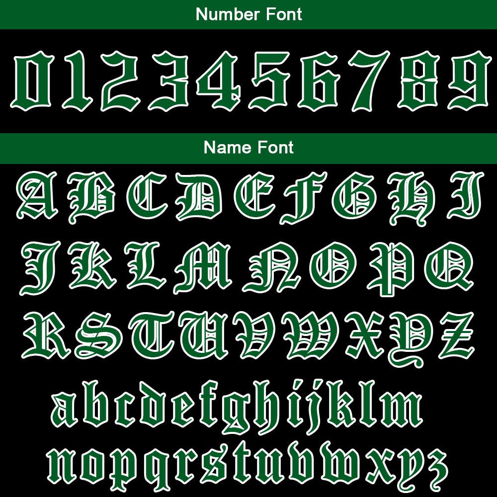 Custom Green Black Hoodie Personalized Mens Pullover Hoodie Printed Team Name Number Logo for Women