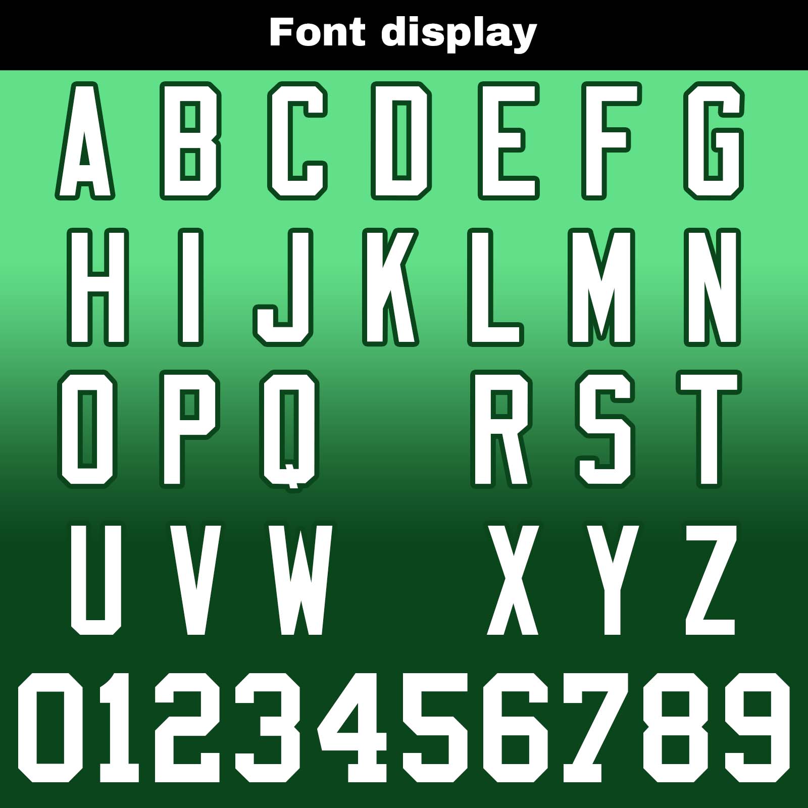 Custom Green Gradient Football Jerseys Personalized Name Number Logo