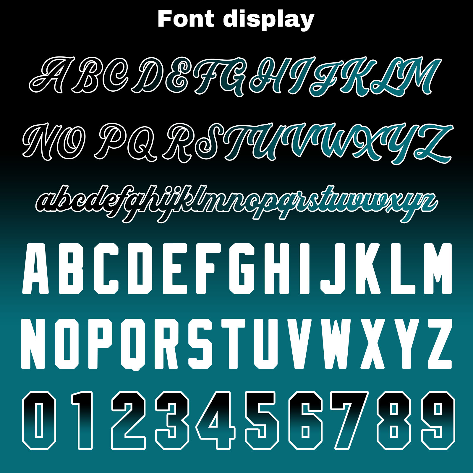 Custom Black&Green Gradient Baseball Jerseys Personalized Name Number Logo