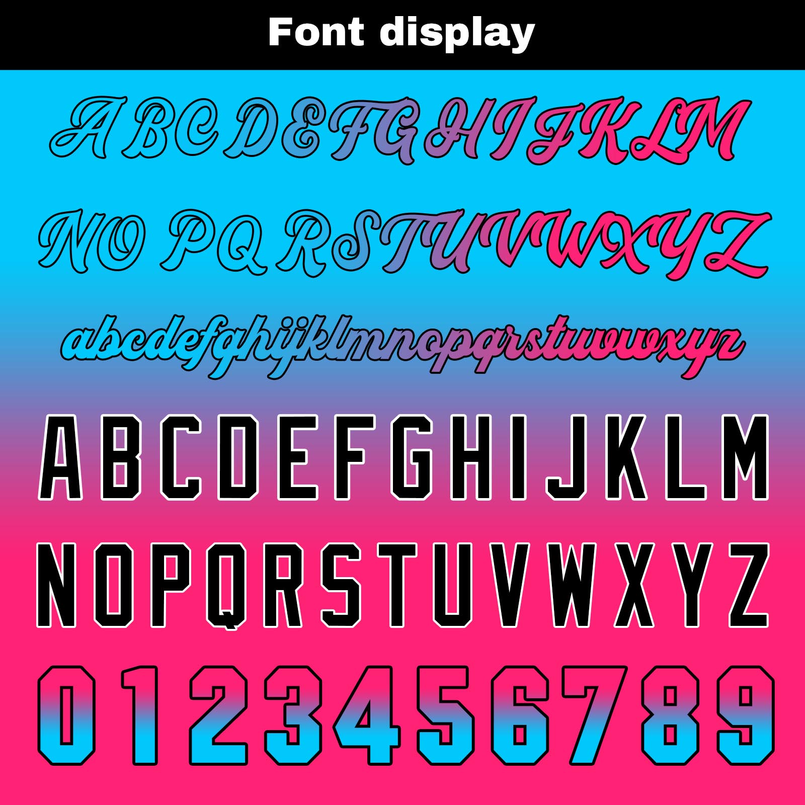 Custom Light Blue&Pink Gradient Baseball Jerseys Personalized Name Number Logo