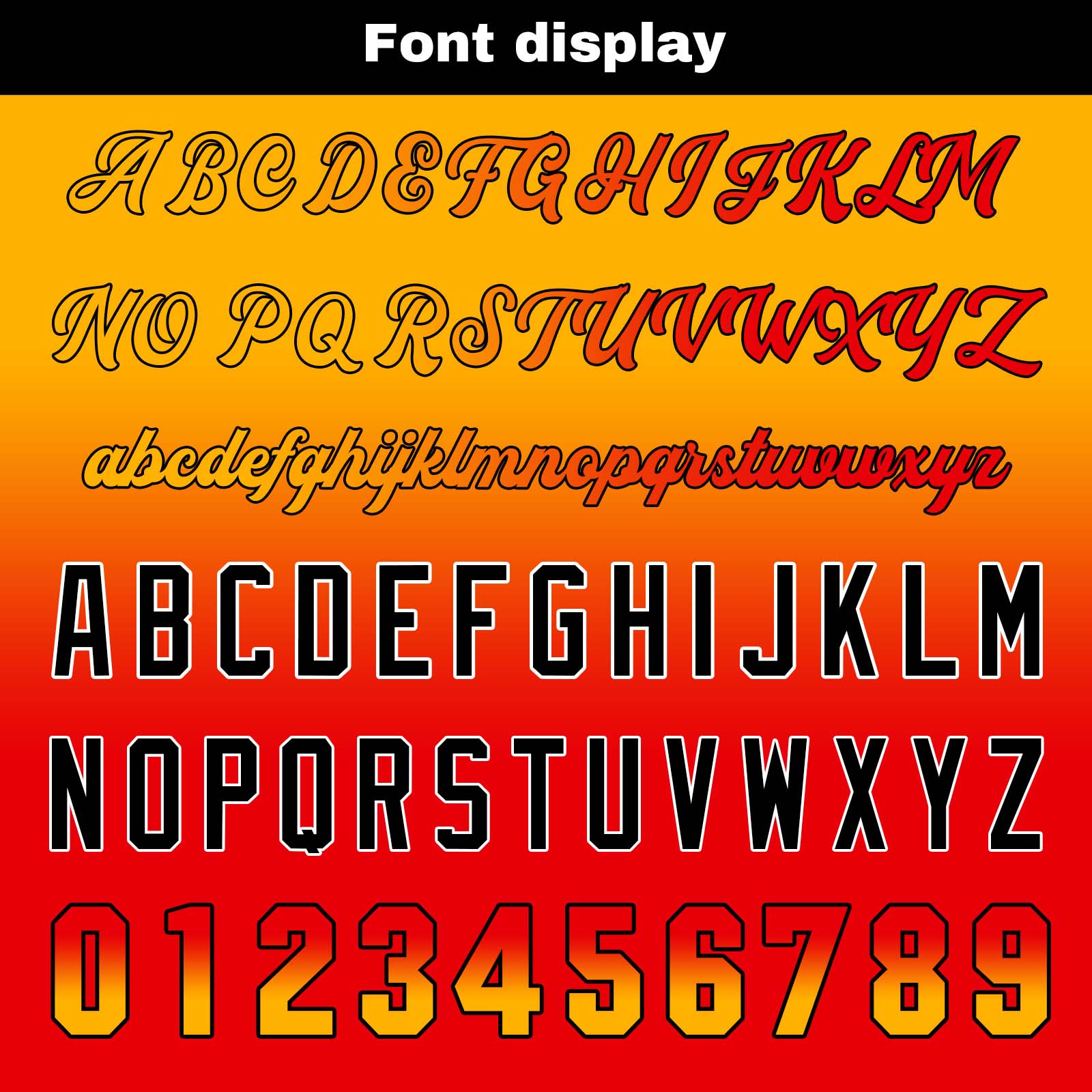 Custom Light Orange&Red Gradient Baseball Jerseys Personalized Name Number Logo