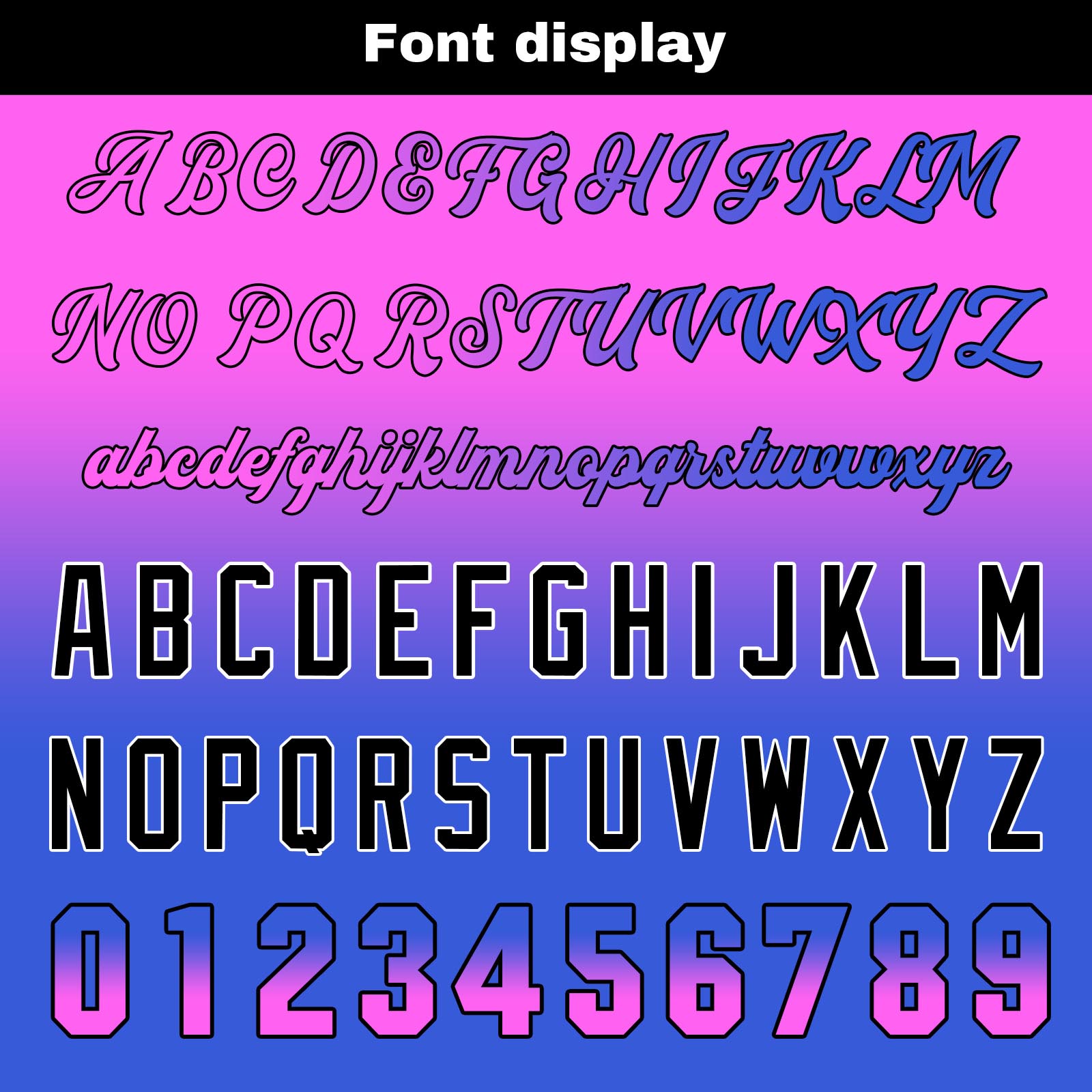 Custom Pink&Blue Gradient Baseball Jerseys Personalized Name Number Logo