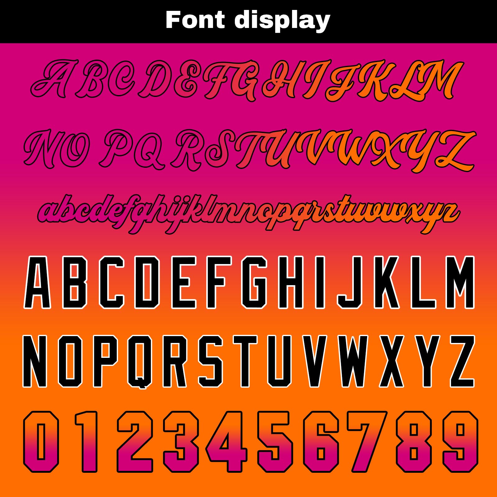 Custom Rose&Orange Gradient Baseball Jerseys Personalized Name Number Logo